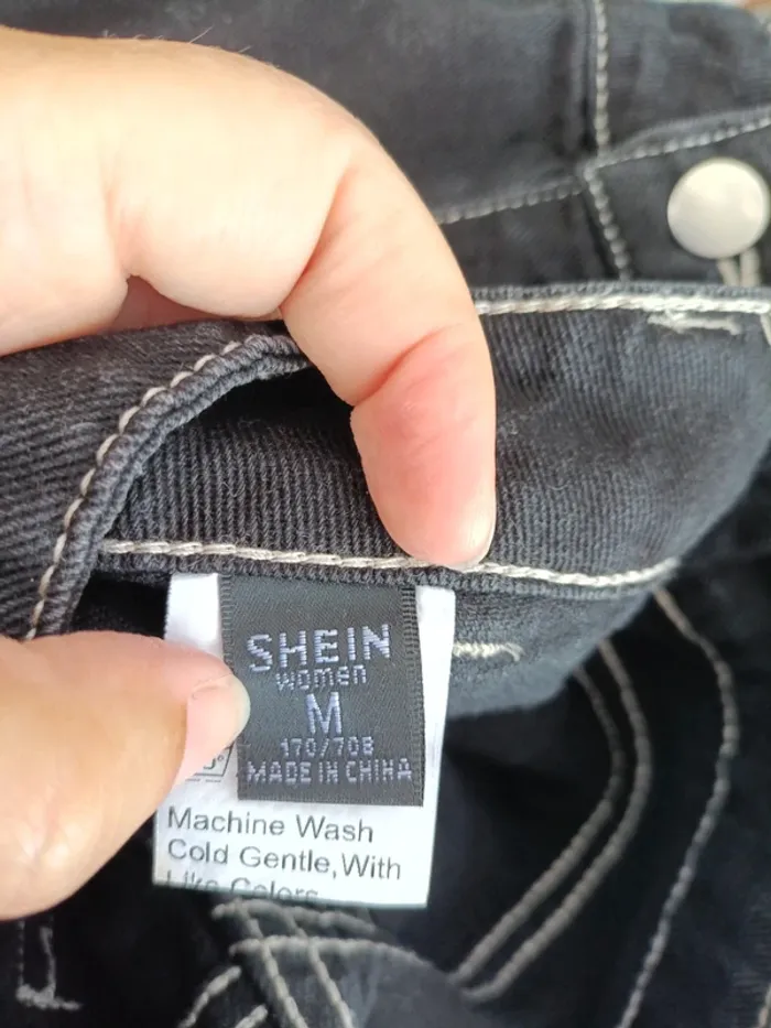 Pantalon noir cargo shein - photo numéro 9