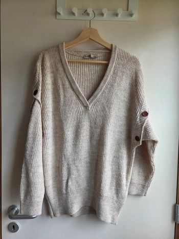 Pull beige pull & bear manches amovibles - taille s