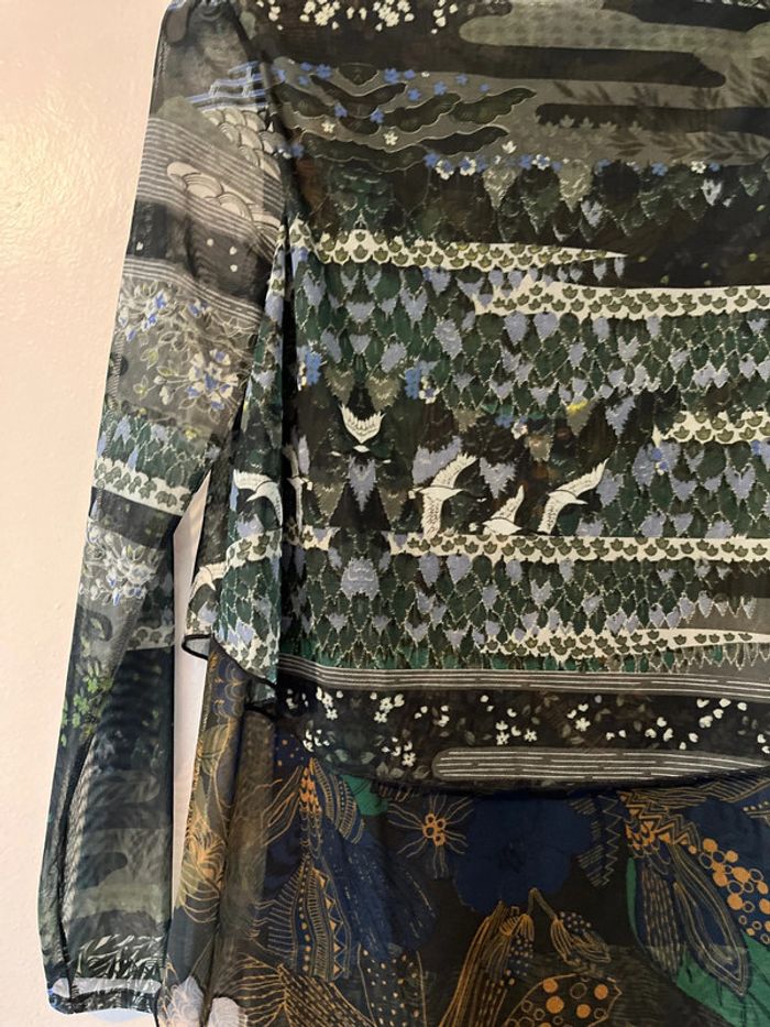 Superbe robe voile et volants Desigual XS - photo numéro 8