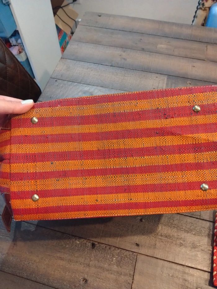 Ensemble sac été et porte pochette en fibres naturelles - photo numéro 2