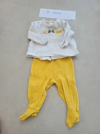 Pyjama obaibi 2 pièces 3 mois