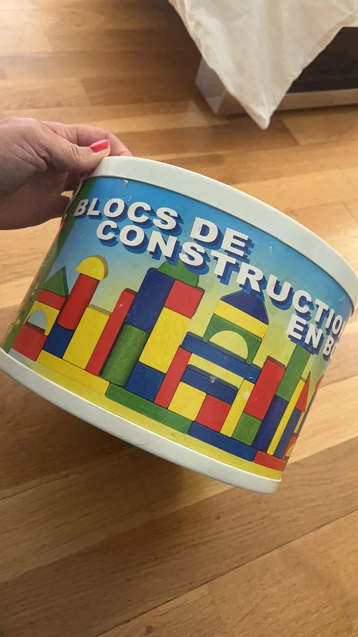 Bloc de construction en bois