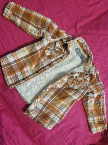 Veste à carreaux 18 mois