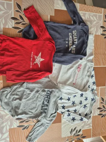 Lot de 5 body manches longues