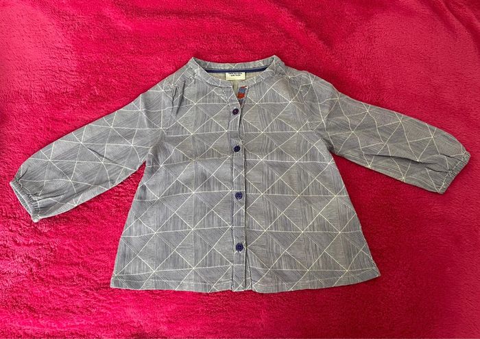 Chemise manches longues TAO 12 mois - 74 cm