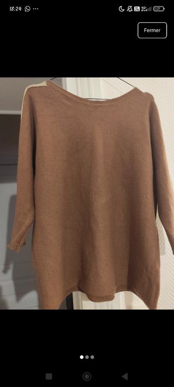 Pull beige Grain de Malice Taille XL 