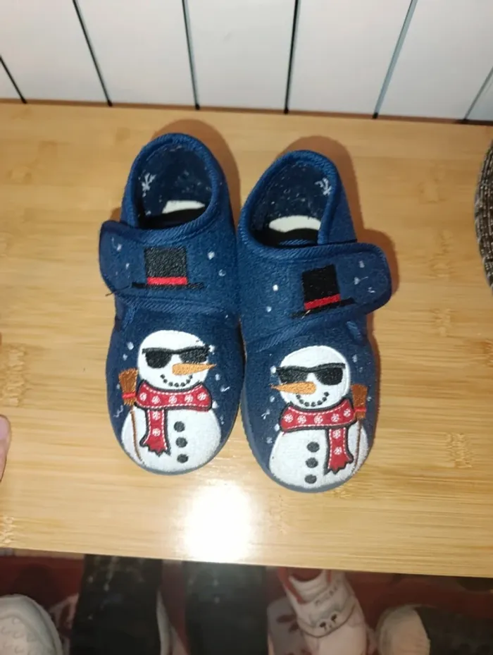 pantoufles de Noël pour enfant taille 26