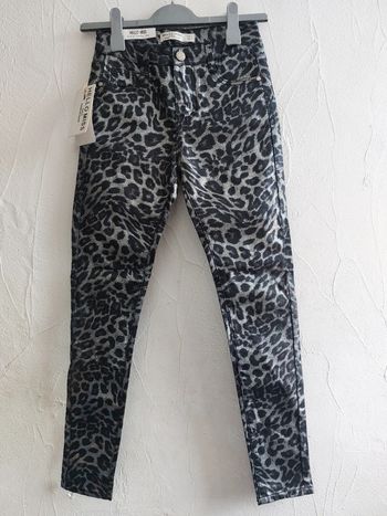Pantalon Slim Léopard Hello Miss Taille 36