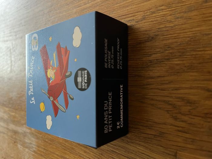 Monnaie de 2€ commémorative - Le Petit Prince - Polissage inversé - Qualité BE Millésime 2026 - photo numéro 3