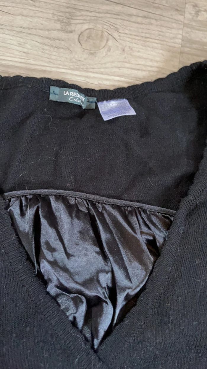 Pull noir la redoute 38/40 - photo numéro 2