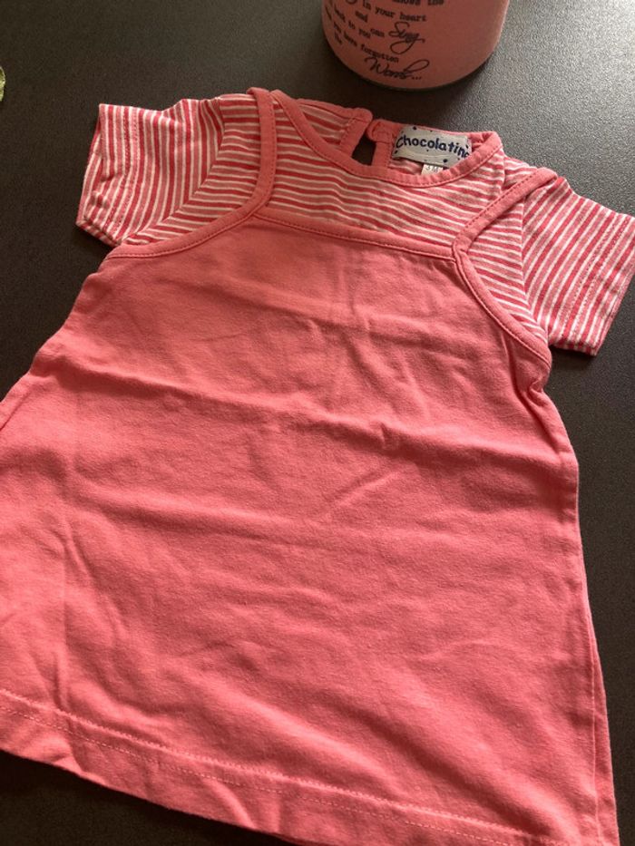 Lot ensemble robe vêtement bébé fille 3 mois été - photo numéro 7