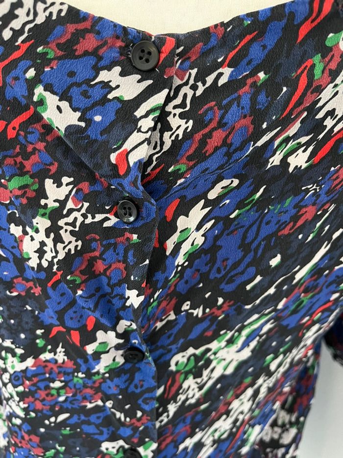 Blouse en soie à motifs Maje S - photo numéro 6