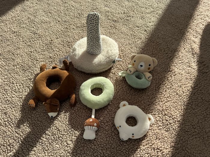 Tour à empiler en tisssus • vertbaudet • collection Green Forest