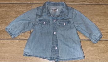 Chemise en jean à manches longues