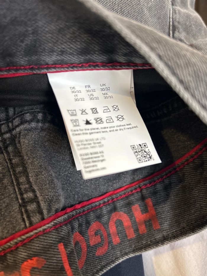 Jeans gris foncé Hugo boss loose tapered fit W30 L32 - photo numéro 7