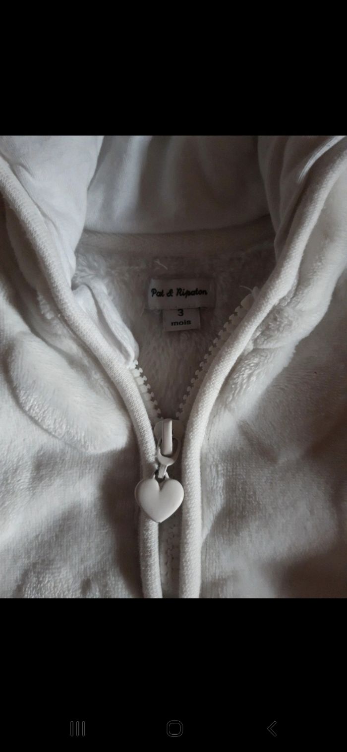 Veste polaire oreilles d'ours - photo numéro 3