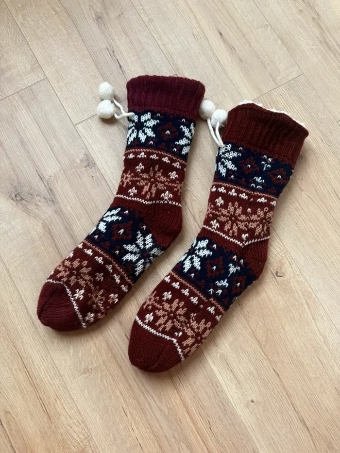 Chaussettes pilou hiver - photo numéro 2