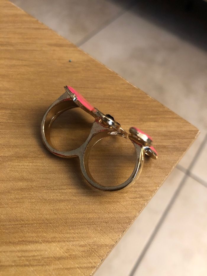 Bague double moustache - photo numéro 2