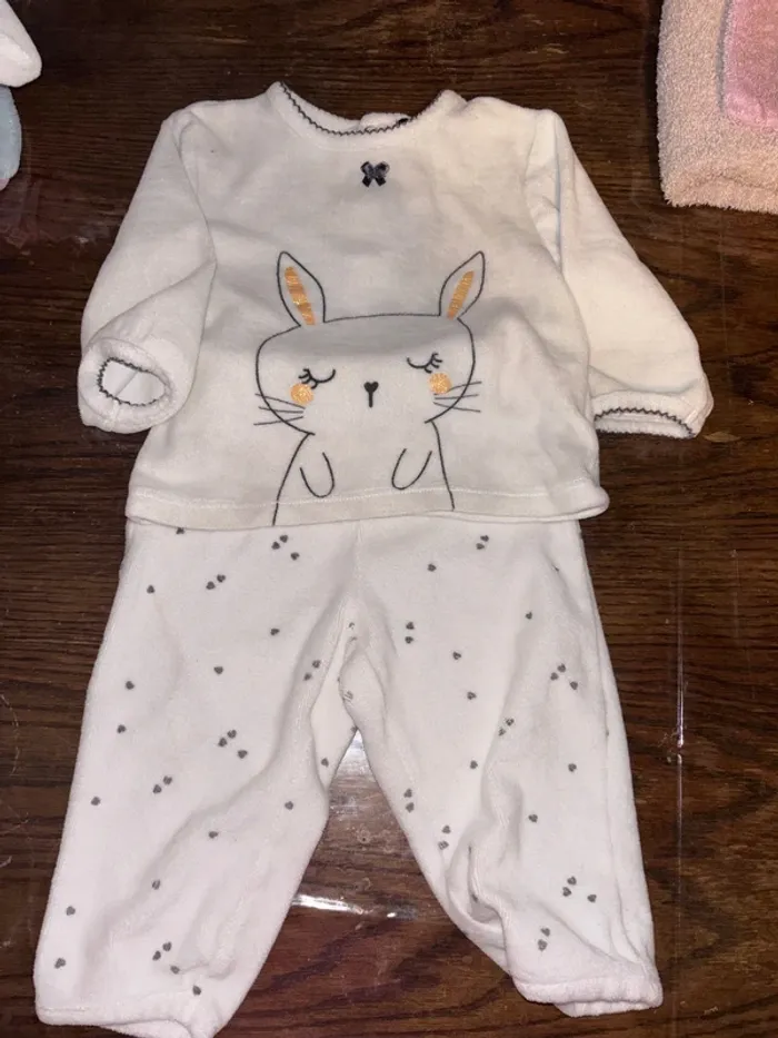 pyjama lapin deux pièce