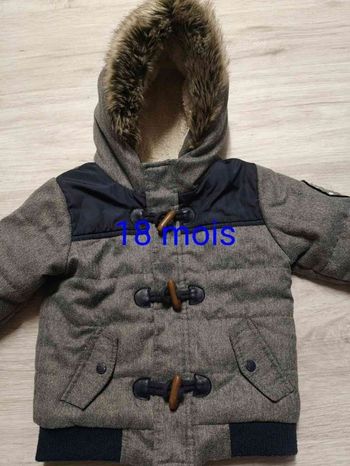 blouson chaud 18 mois tbe Gémo