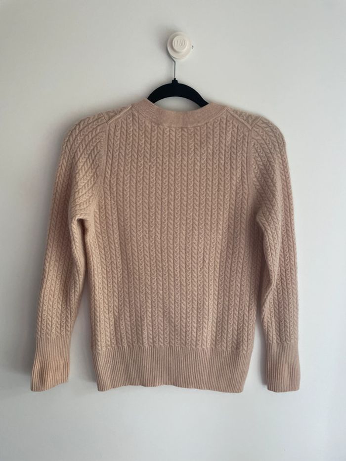 Pull Beige Torsadé Eric Bompard - photo numéro 4
