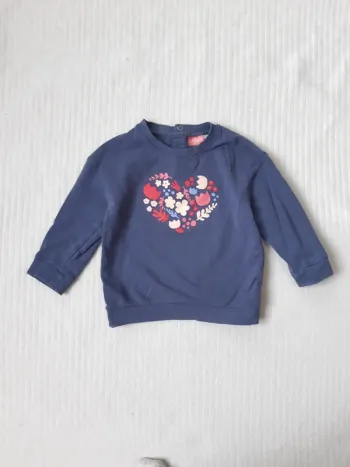 Sweat cœur Lupilu 86/92 cm