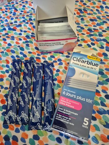Lot tests de grossesse et ovulation