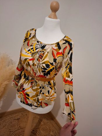 Blouse fluide à motifs taille M 38