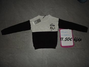 pull orchestra taille 12 ans