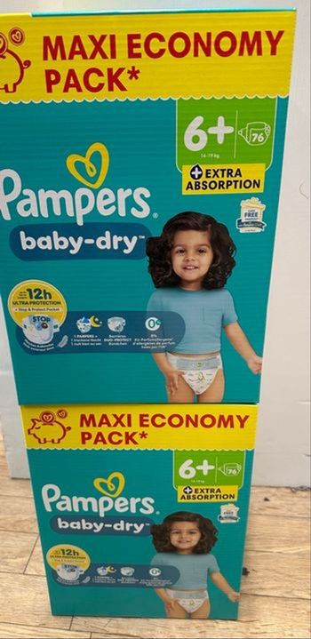 Pampers taille 6+/ 152 couches