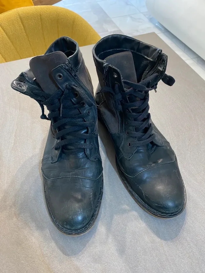 Bottes hommes style rangers