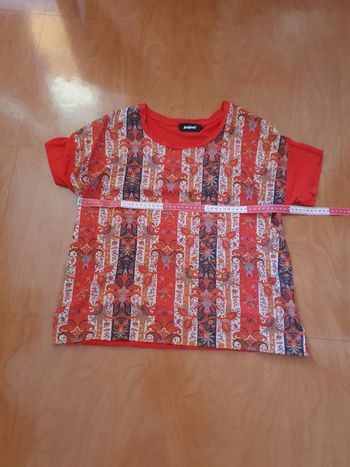 Tee-shirt rouge desigual taille L