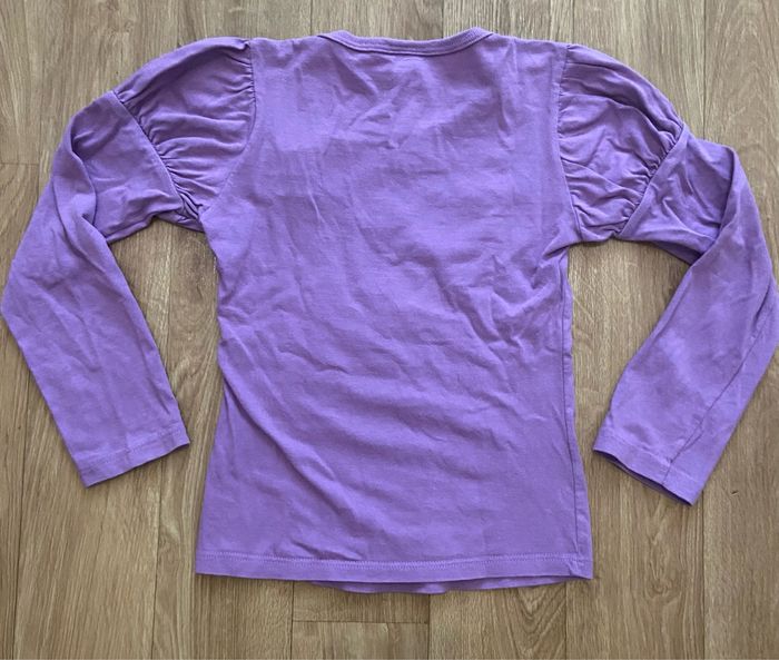 T-shirt violet fille 6 ans - photo numéro 2
