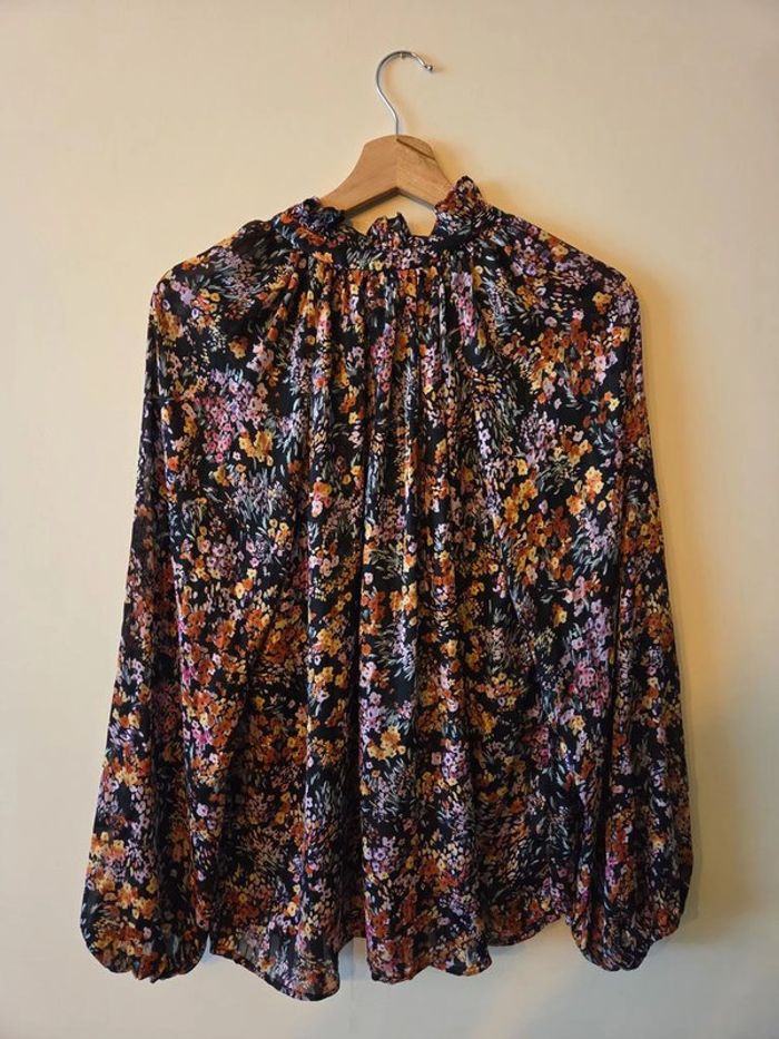 blouse H&m multicolore taille M - photo numéro 3