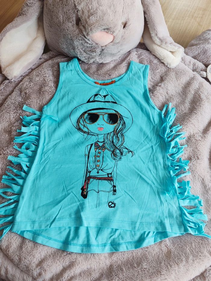 Débardeur Longboard bleu turquoise