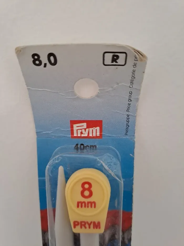 Aiguilles à tricoter Prym 8mm neuves - photo numéro 2