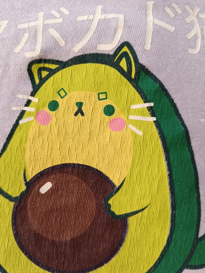 Tee shirt avocato chat avocat jennyfer - photo numéro 4