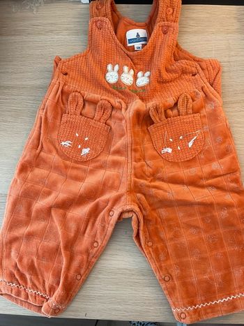 Salopette orange carotte