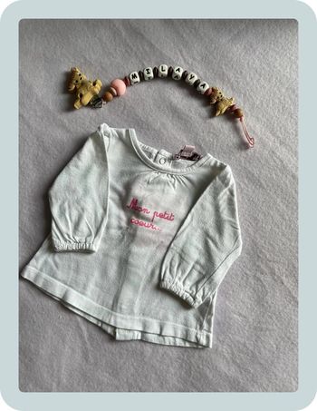 Tee shirt fille 1 mois