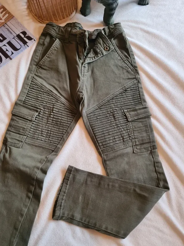Jeans kaki 8 ans - photo numéro 2