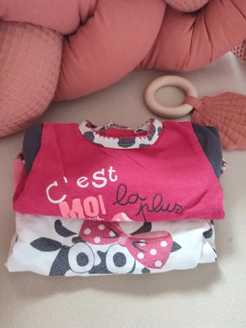 Lot de deux bodies vaches