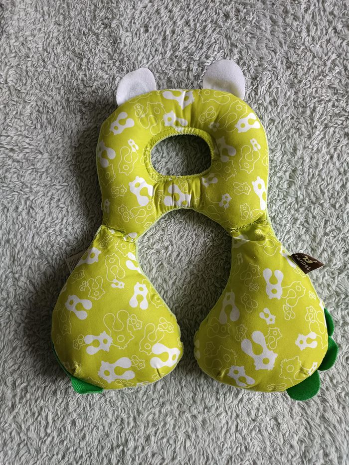 Coussin de voyage grenouille 🐸 – Bébé / enfant - photo numéro 3