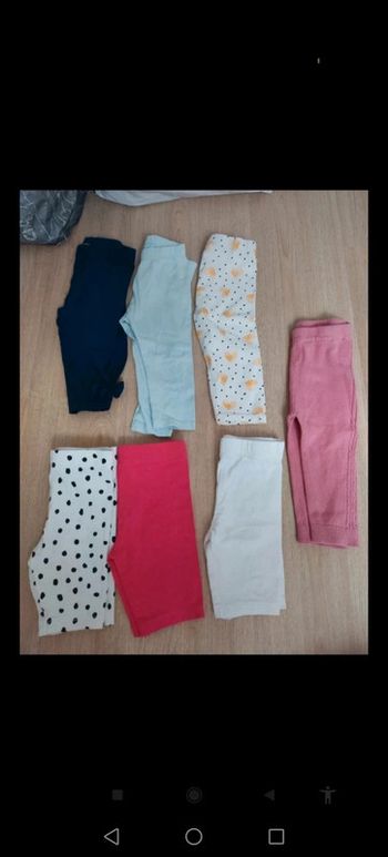 Leggings et pantacourt bébé fille 9 mois