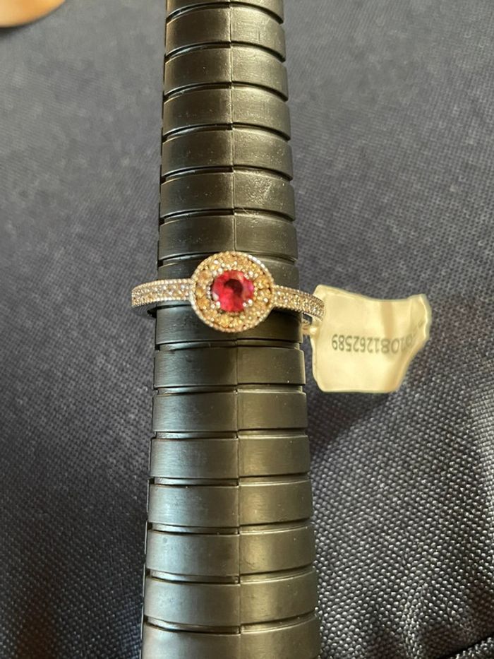 Bague - pierre rouge - Jewel Candle - photo numéro 3