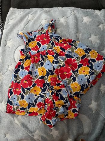 Robe fleurie été avec culotte bloomer