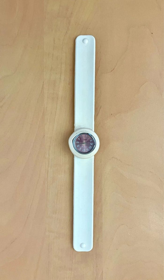 Montre LCT à quartz bracelet blanc aimanté - photo numéro 5