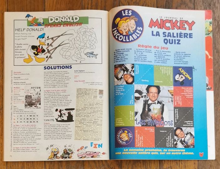 Ancien journal de mickey N°2493S poster createlier 2000 vintage - photo numéro 17