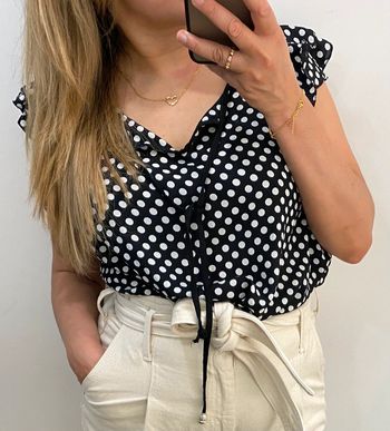 Blouse a pois