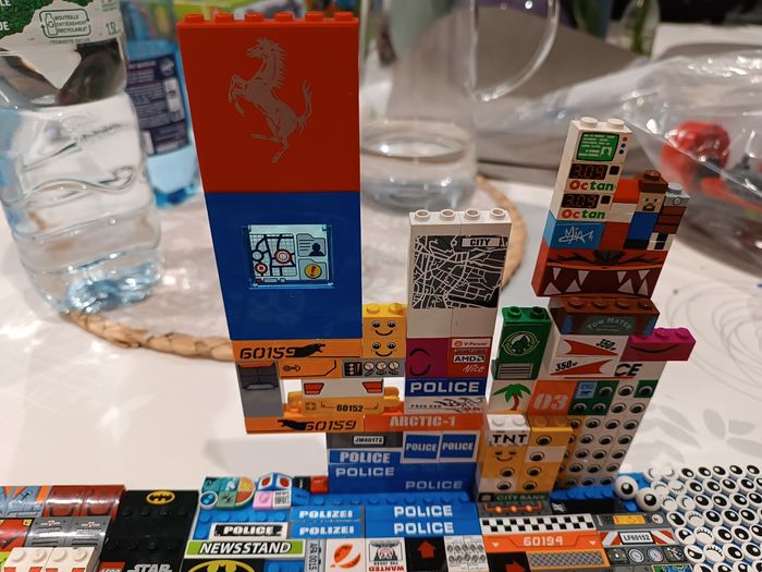 🎉🎉🎉 Énorme lot de pièces serigraphiées ou autocollant Lego - photo numéro 4