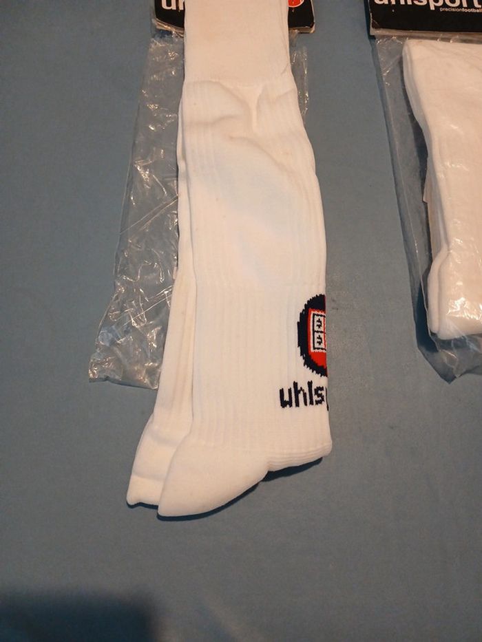 Lot de 2 paires de chaussettes foot Cagliari stock professionnel - photo numéro 2